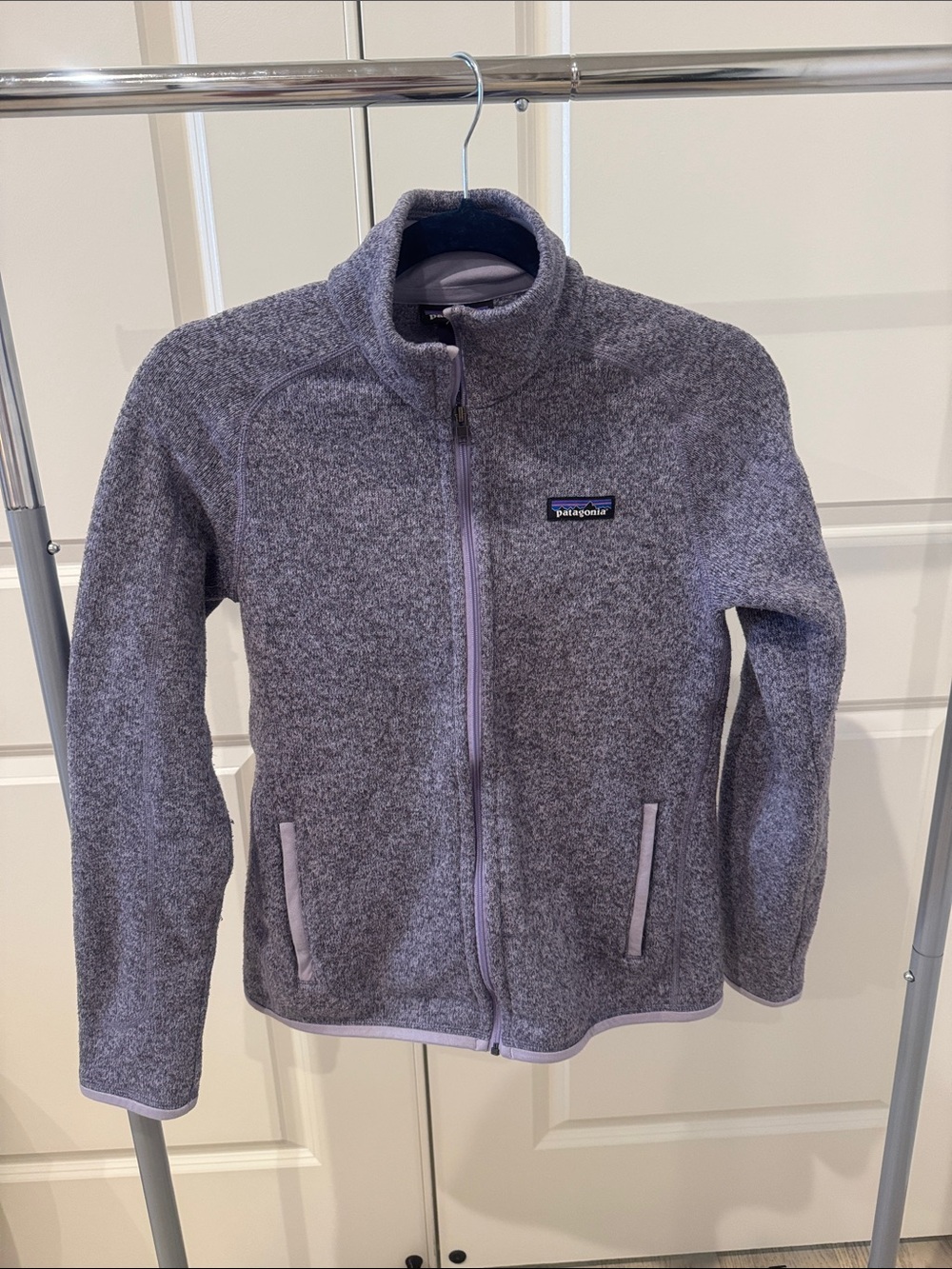 Patagonia Lavender Heather Full-Zip Fleece Jacket-S